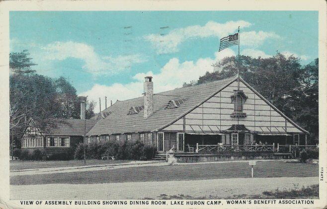 WBA Camp - Old Postcard (newer photo)